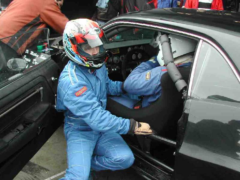 MARTINS RANCH Corvette Vintage Racing green hell dodge driver 